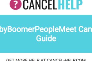 How to Cancel BabyBoomerPeopleMeet Cancel Guide